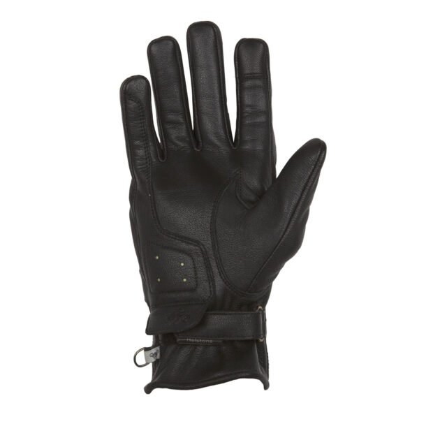 Helstons Mora Black Leather Summer Glove